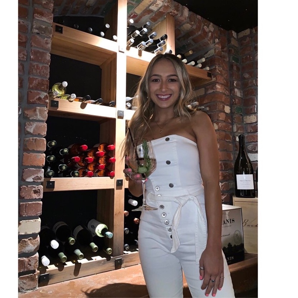 Kittenish white jumpsuit